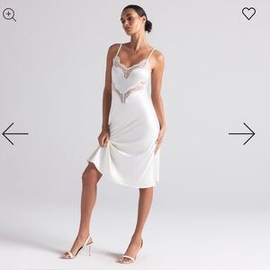 NWT Skims Lace Midi Slip Dress